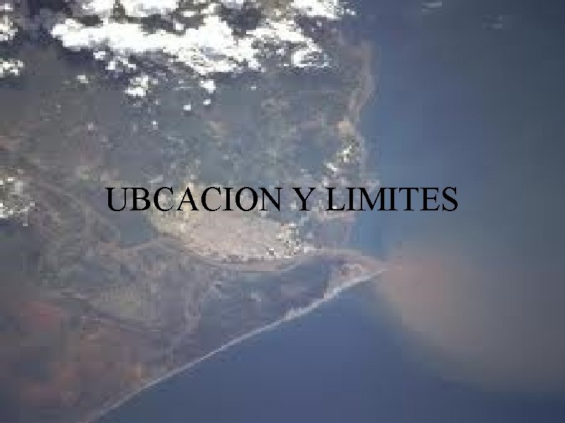 UBCACION Y LIMITES 