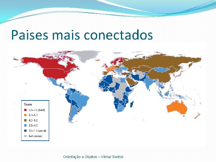 Paises mais conectados Orientação a Objetos – Vilmar Santos 