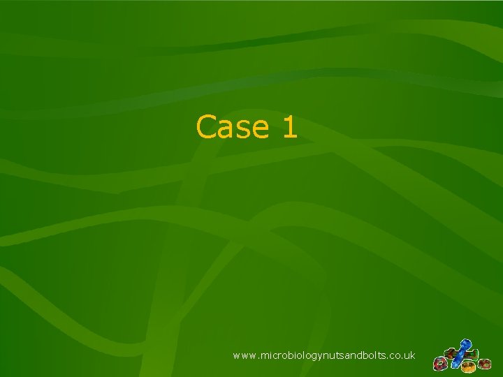 Case 1 www. microbiologynutsandbolts. co. uk Case 1 www. microbiologynutsandbolts. co. uk
