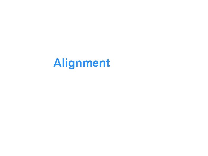 Alignment 