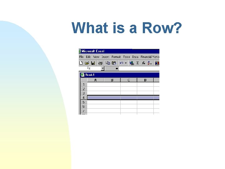 What is a Row? 