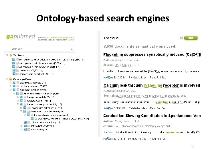 Ontology-based search engines 3 
