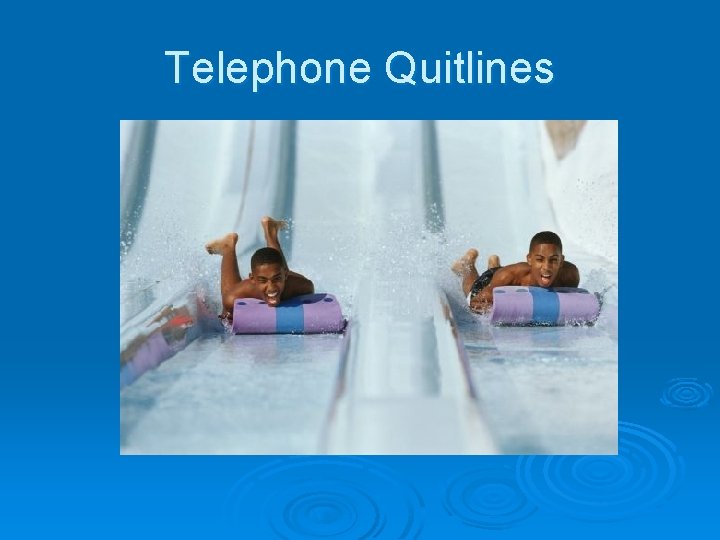 Telephone Quitlines 