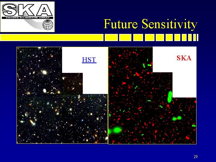 Future Sensitivity HST VLA SKA 29 