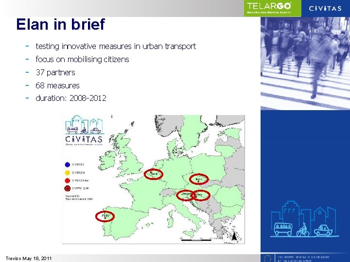 Elan in brief - testing innovative measures in urban transport focus on mobilising citizens