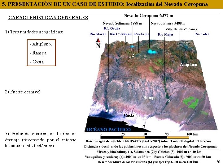 5. PRESENTACIÓN DE UN CASO DE ESTUDIO: localización del Nevado Coropuna CARACTERÍSTICAS GENERALES 1)