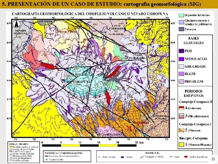 5. PRESENTACIÓN DE UN CASO DE ESTUDIO: cartografía geomorfológica (SIG) 31 