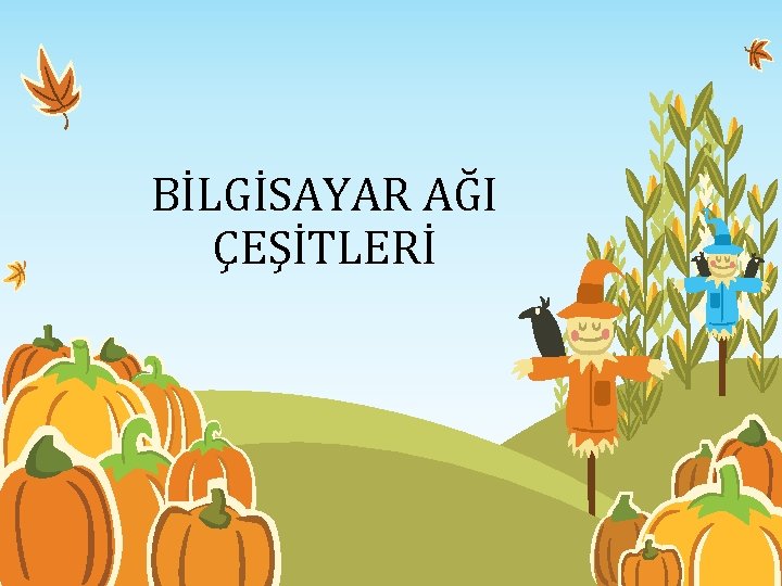 BİLGİSAYAR AĞI ÇEŞİTLERİ BİLGİSAYAR AĞI ÇEŞİTLERİ
