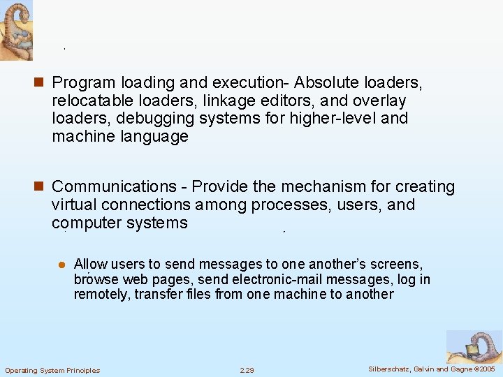 n Program loading and execution- Absolute loaders, relocatable loaders, linkage editors, and overlay loaders,