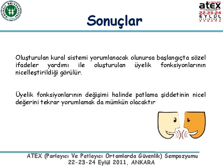 Sonuçlar Oluşturulan kural sistemi yorumlanacak olunursa başlangıçta sözel ifadeler yardımı ile oluşturulan üyelik fonksiyonlarının