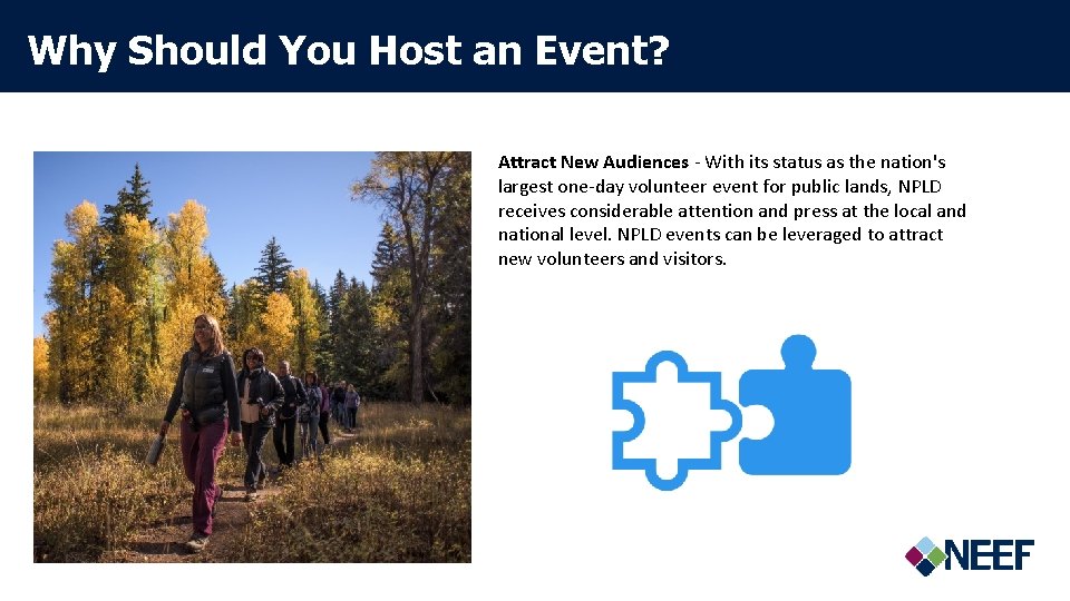 Why Should You Host an Event? Attract New Audiences - With its status as