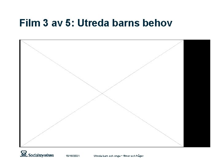 Film 3 av 5: Utreda barns behov 10/15/2021 Utreda barn och unga − filmer