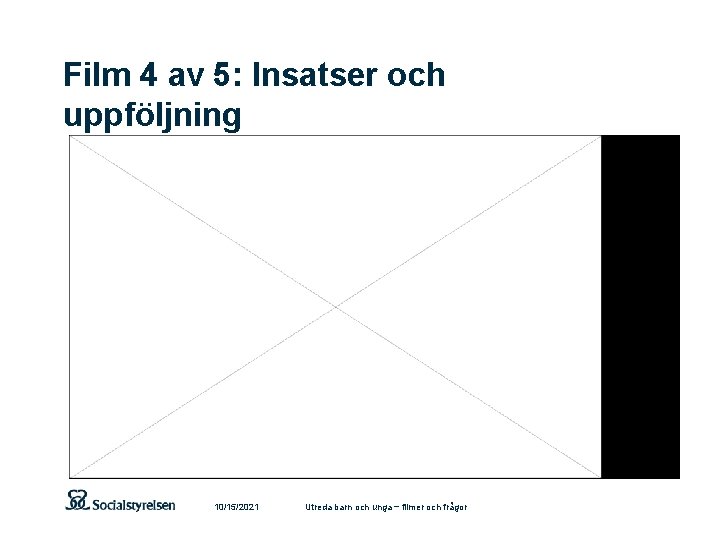 Film 4 av 5: Insatser och uppföljning 10/15/2021 Utreda barn och unga − filmer