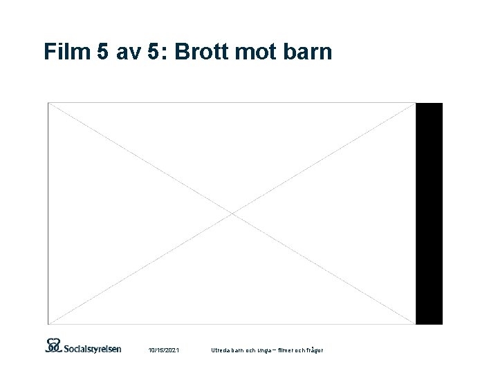 Film 5 av 5: Brott mot barn 10/15/2021 Utreda barn och unga − filmer