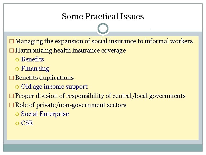 Social Welfare Benefits in Thailand A Diagnostic of