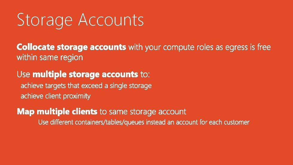 Storage Accounts 