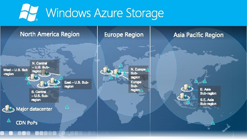 Major datacenter CDN Po. Ps 