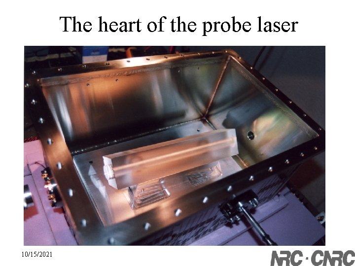 The heart of the probe laser 10/15/2021 