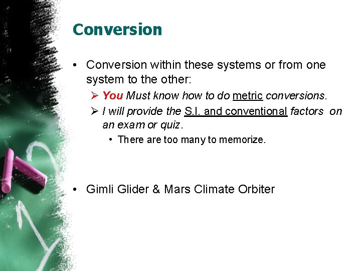 Conversion • Conversion within these systems or from one system to the other: Ø Conversion • Conversion within these systems or from one system to the other: Ø
