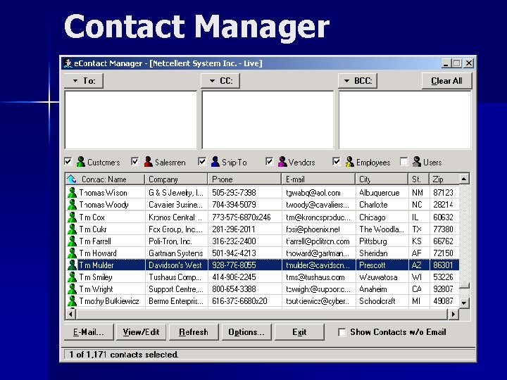 Contact Manager 