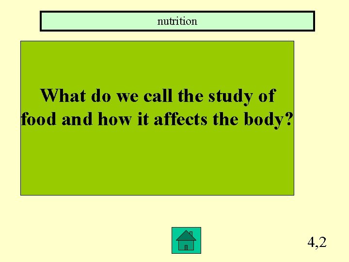 nutrition What do we call the study of food and how it affects the