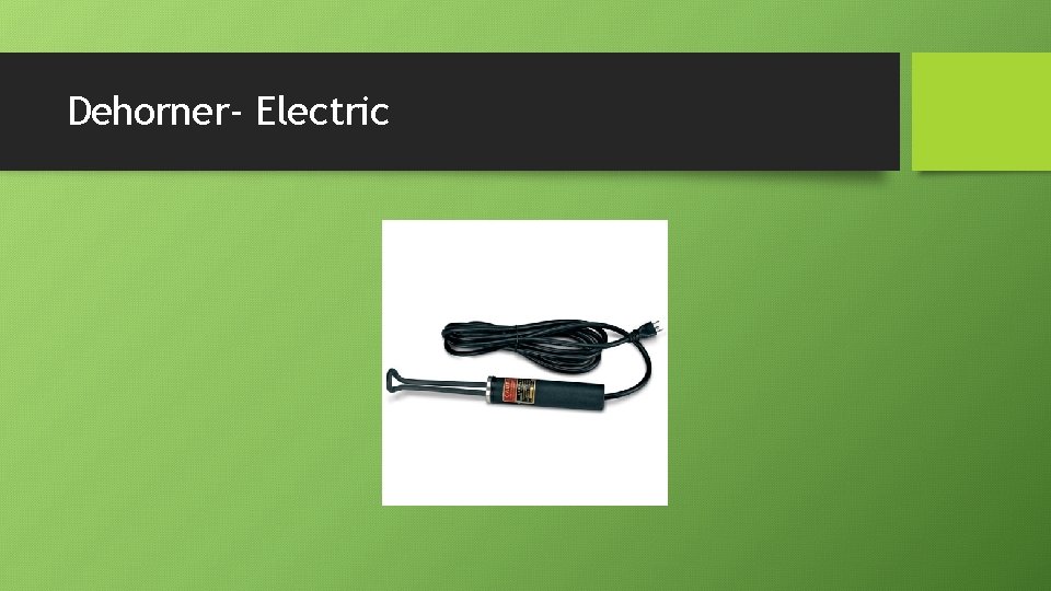Dehorner- Electric 