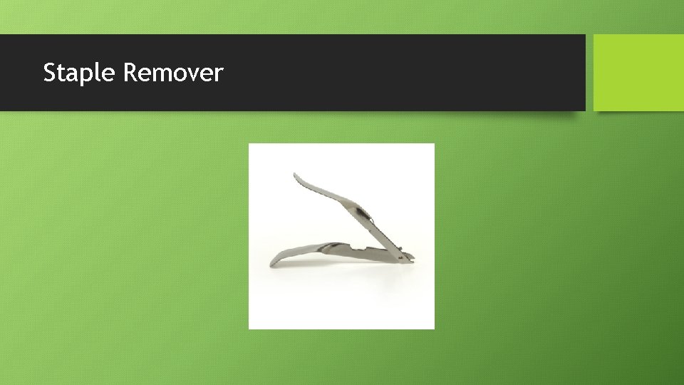 Staple Remover 