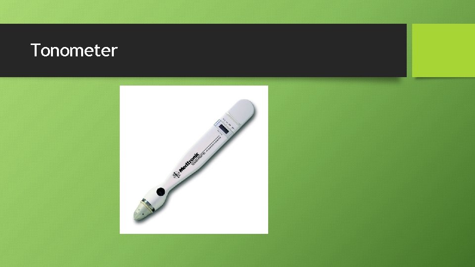 Tonometer 