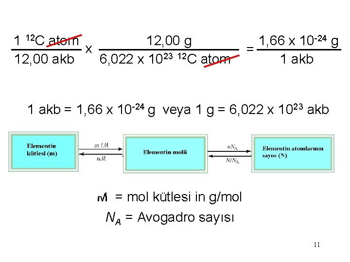 1 12 C atom 12, 00 g x 12, 00 akb 6, 022 x