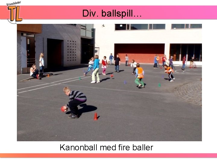 Div. ballspill… Kanonball med fire baller 