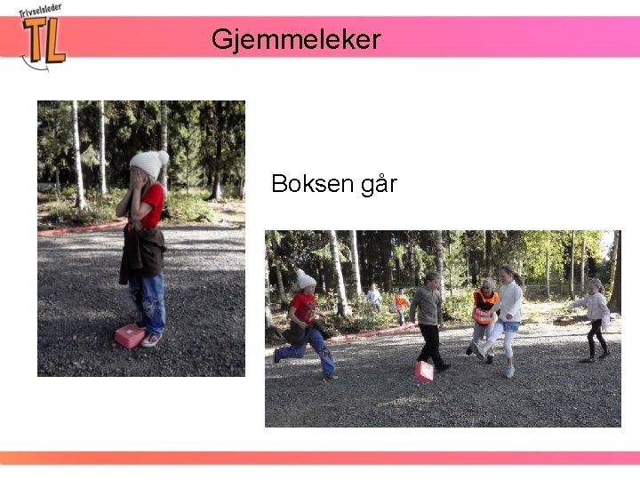 Gjemmeleker Boksen går 