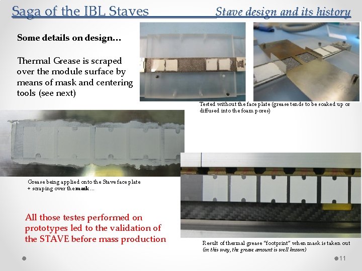 Saga of the IBL Staves Stave design and its history Some details on design…