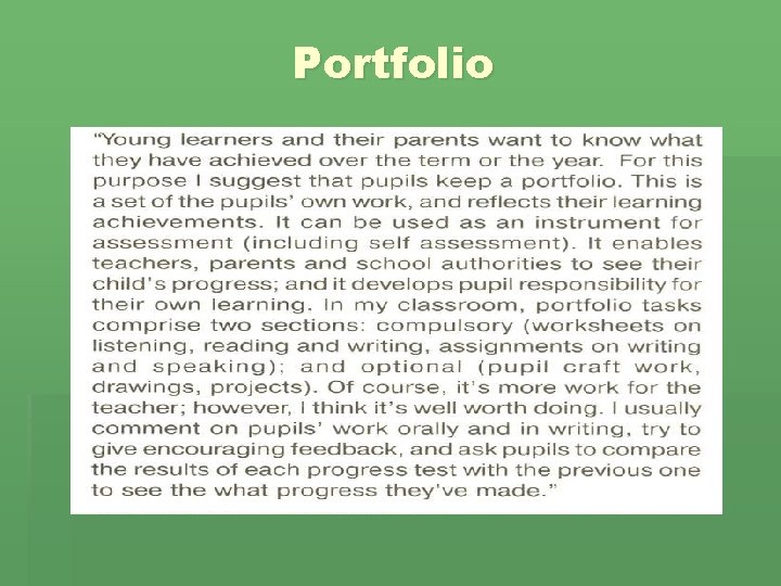 Portfolio 