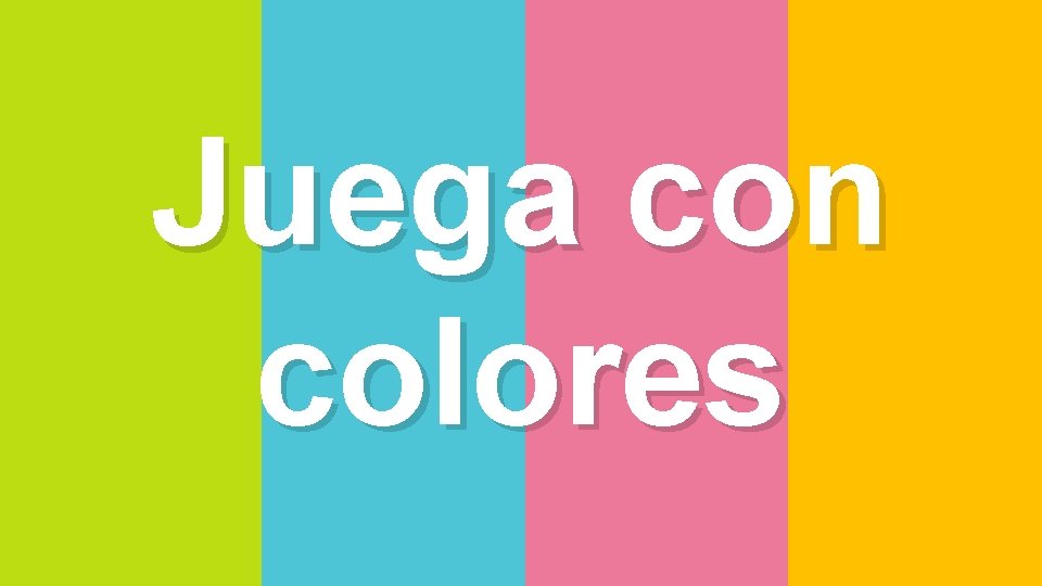 Juega con colores 