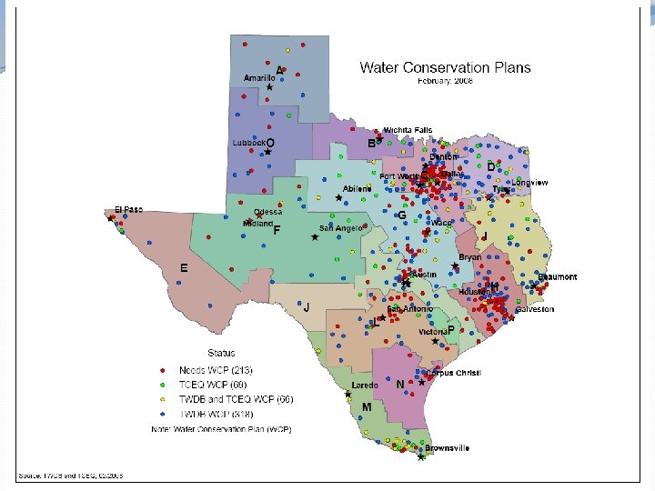 Required conservation plans and reports: Political subdivisions applying for TWDB financial assistance greater than Required conservation plans and reports: Political subdivisions applying for TWDB financial assistance greater than
