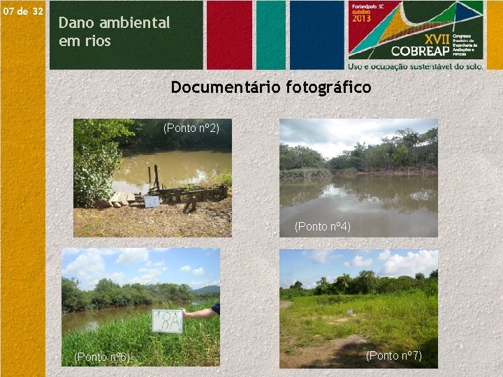 07 de 32 Dano ambiental em rios Documentário fotográfico (Ponto nº 2) (Ponto nº