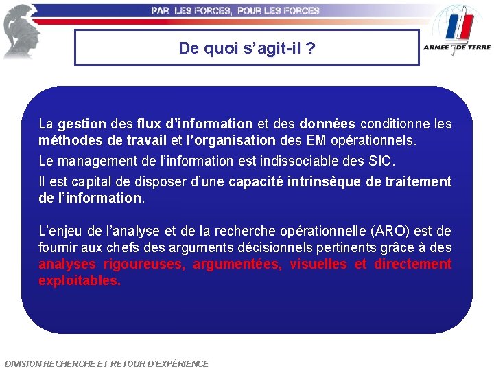 De quoi s’agit-il ? La gestion des flux d’information et des données conditionne les