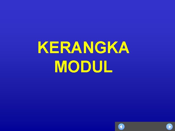 KERANGKA MODUL 