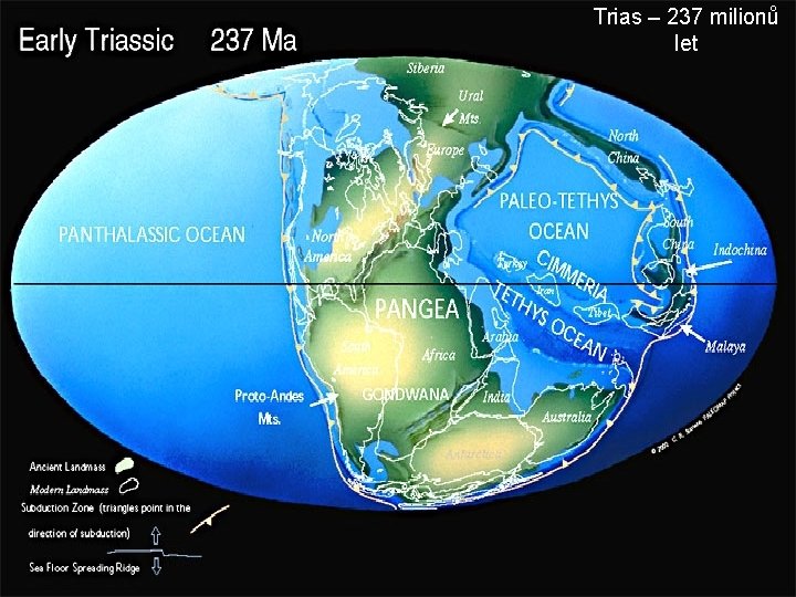 Trias – 237 milionů let 