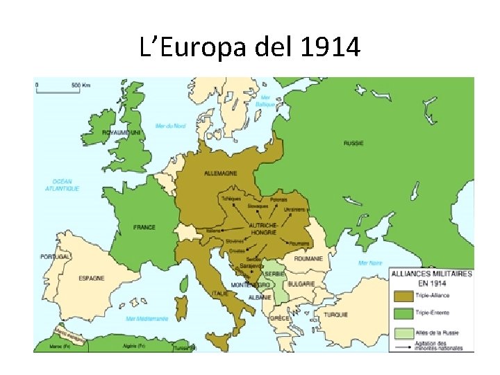 L’Europa del 1914 