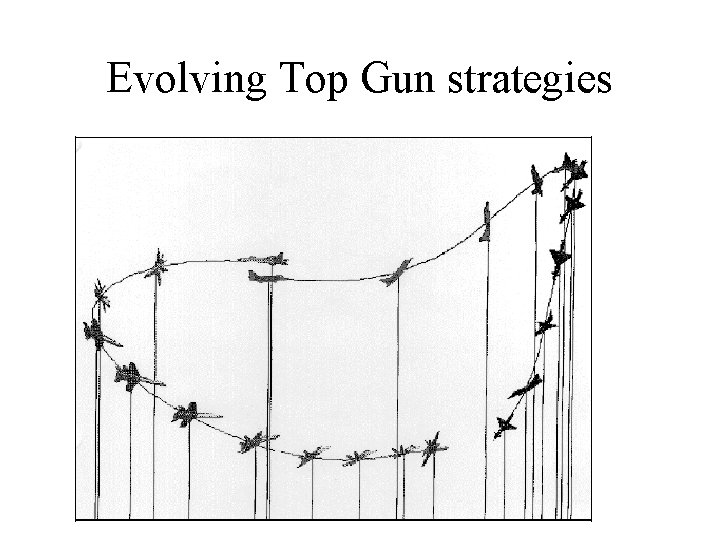 Evolving Top Gun strategies 