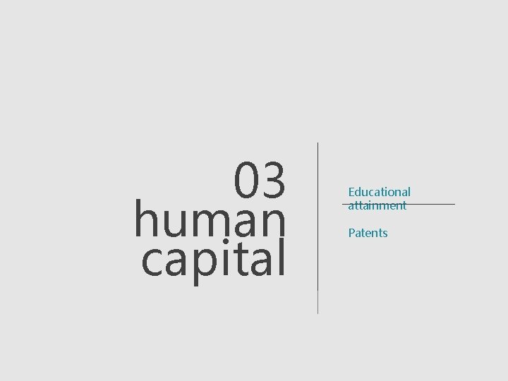 03 human capital Educational attainment Patents 