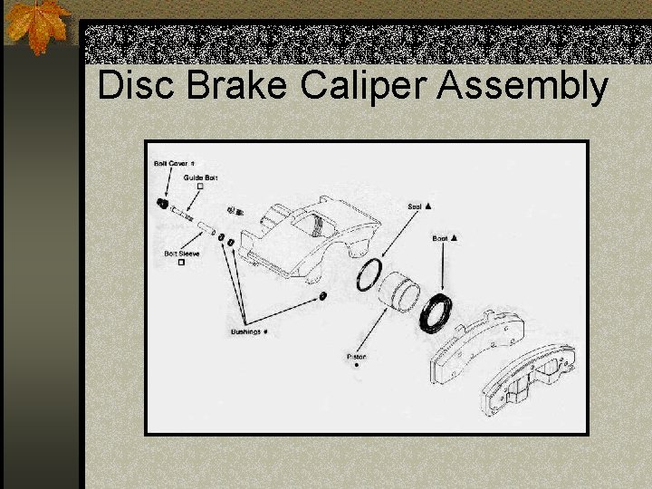 Disc Brake Caliper Assembly 