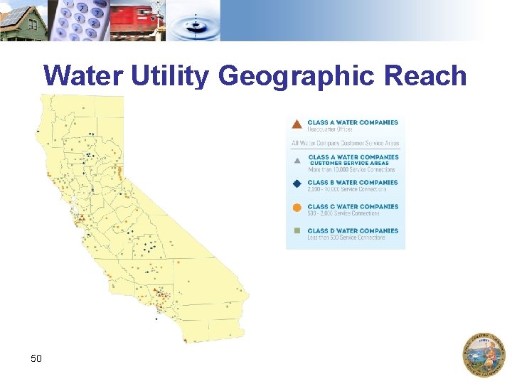 Water Utility Geographic Reach 50 