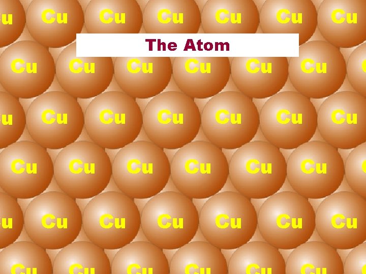 Cu Cu Cu Cu The Atom Cu Cu Cu Cu C Cu Cu Cu