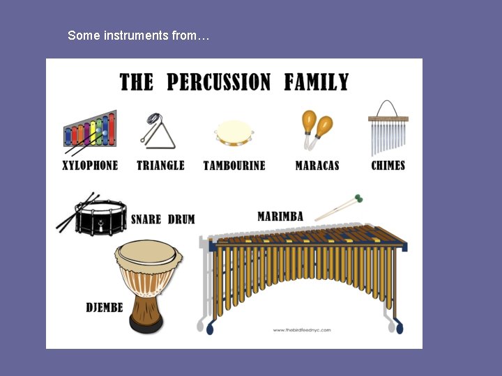 Some instruments from… 