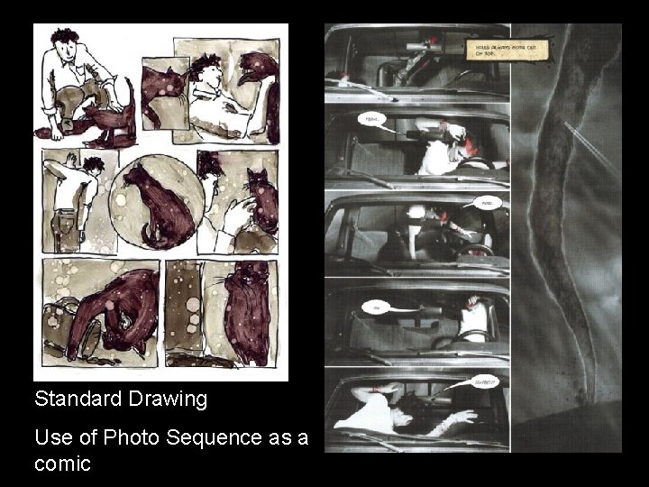 Standard Drawing Use of Photo Sequence as a comic 