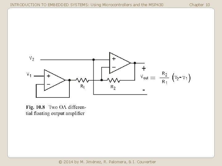 INTRODUCTION TO EMBEDDED SYSTEMS: Using Microcontrollers and the MSP 430 © 2014 by M.
