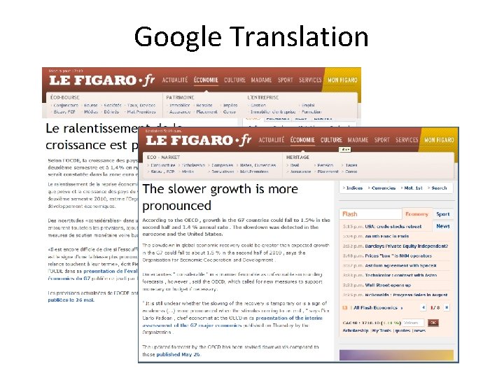 Google Translation 