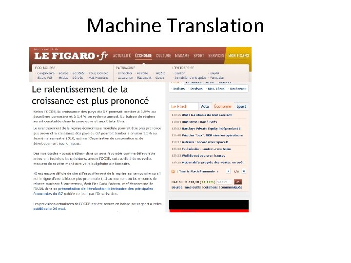 Machine Translation 